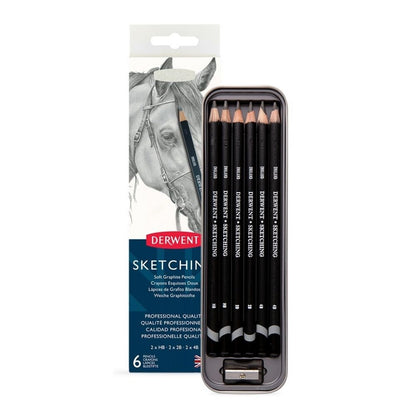 Derwent Sketch Pencil tin of 6