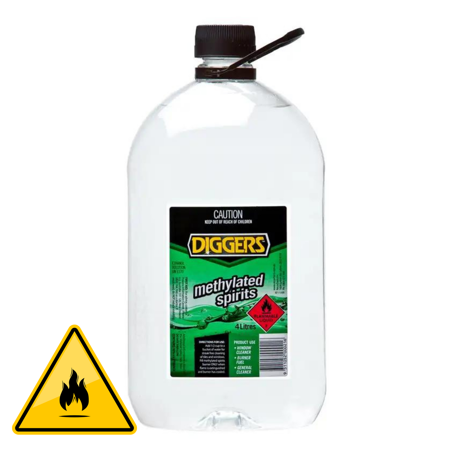 Diggers Methylated Spirits 4 L