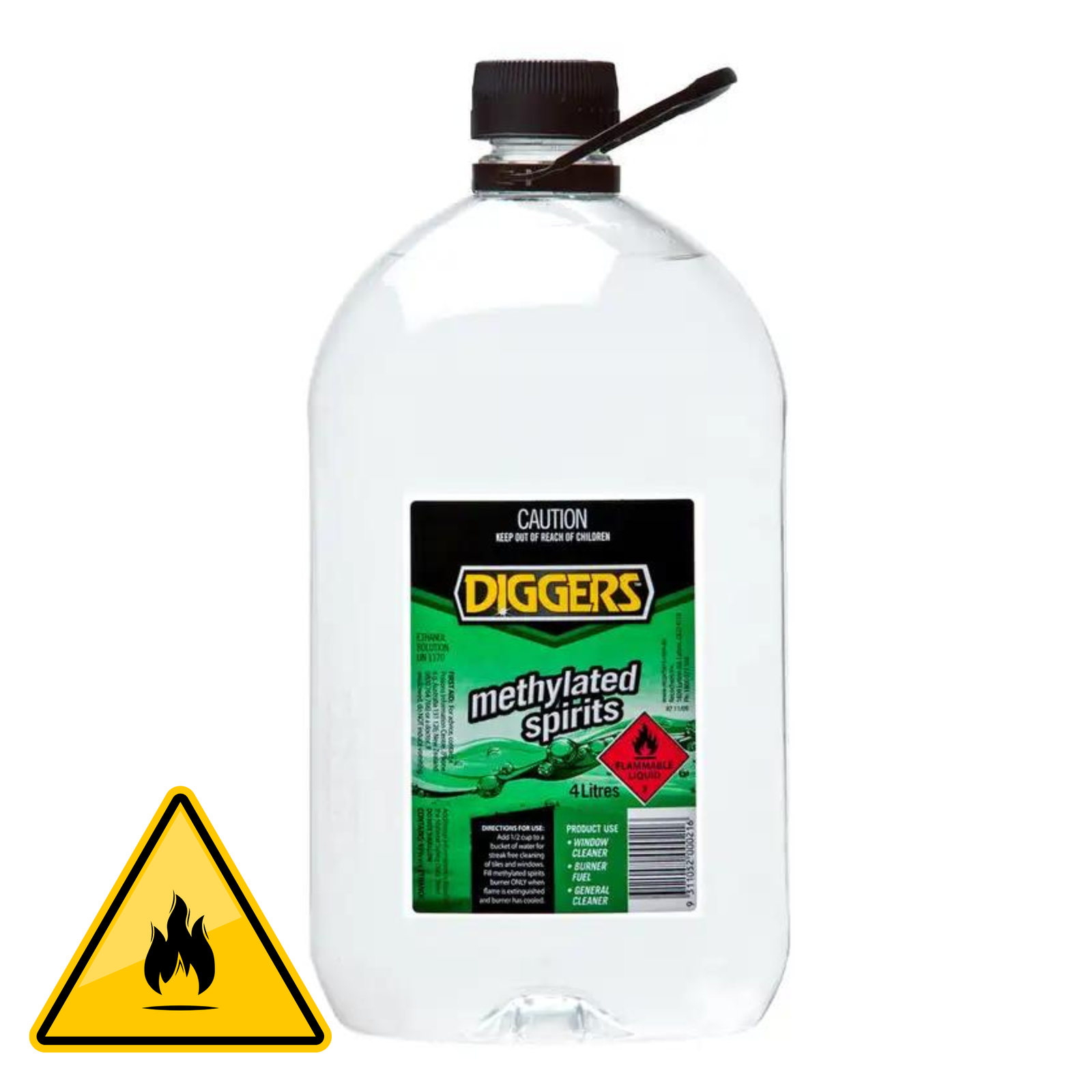 Diggers Methylated Spirits 4 L