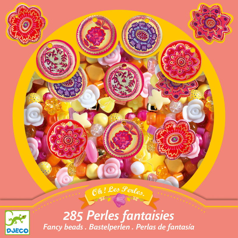 Djeco Beads - Fancy Flowers