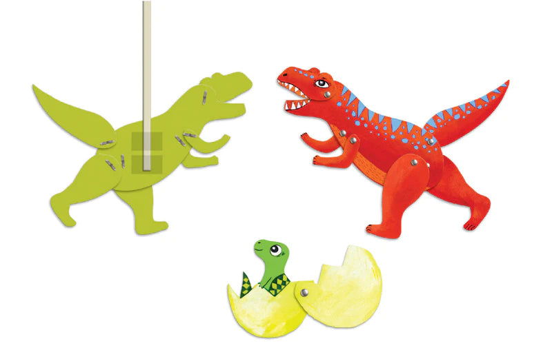 Djeco Paper Puppets - Dinosaurs