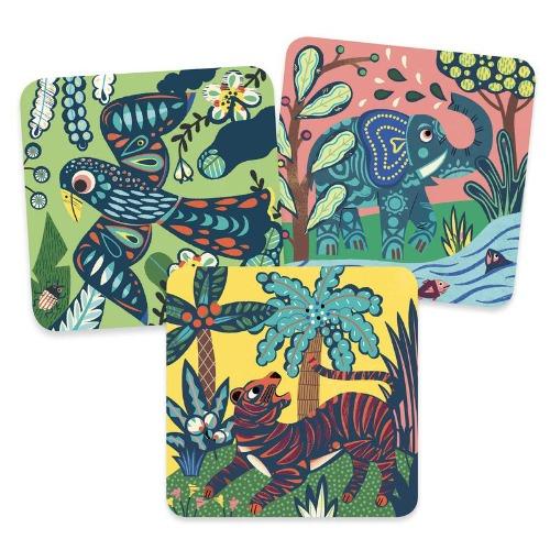 Djeco Scratch Cards - Big Animals