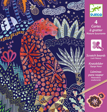 Djeco Scratch Cards - Lush Nature