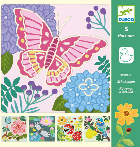 Djeco Stencils - Garden Wings