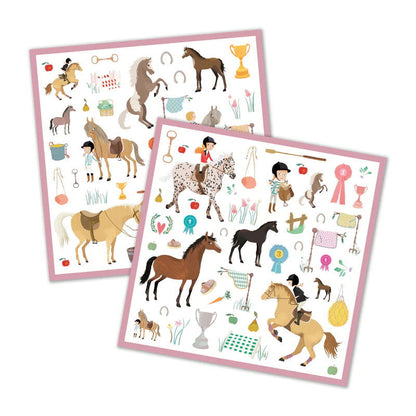 Djeco Stickers - Horses