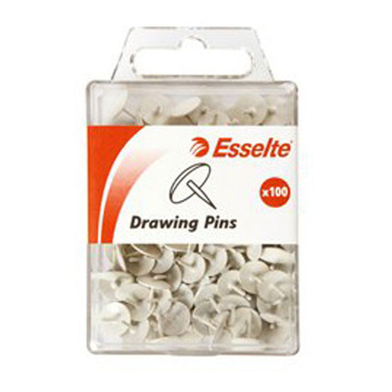 ESSELTE DRAWING PINS Pack of 100 Silver