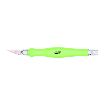 EXCEL No.27 Green Cushion Grip Craft Knife