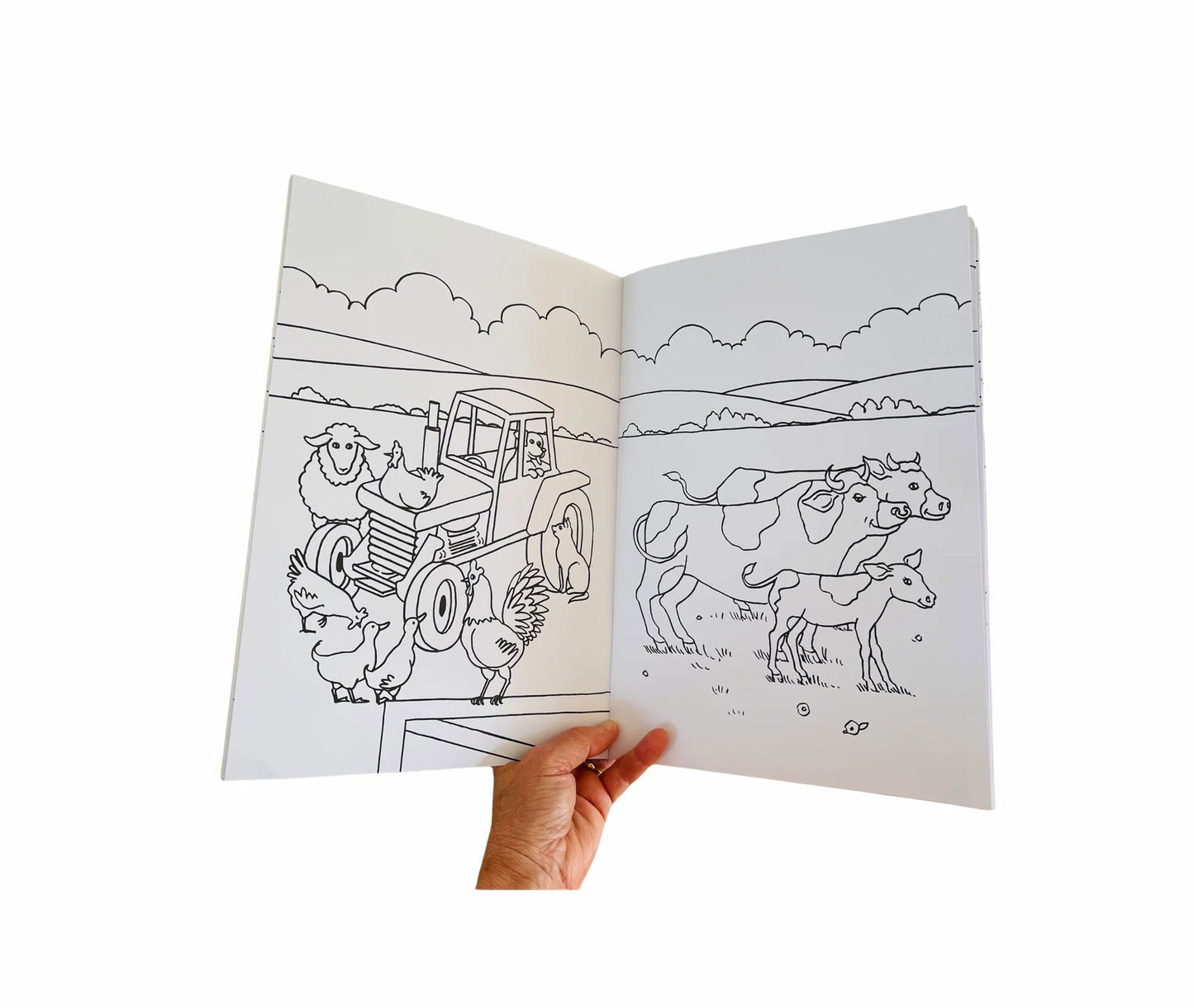 Educational Colours COLOURING BOOK Farmlife