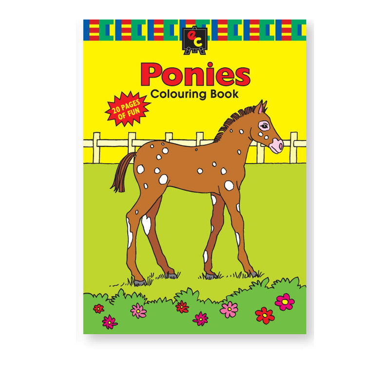 Educational Colours COLOURING BOOK Ponies