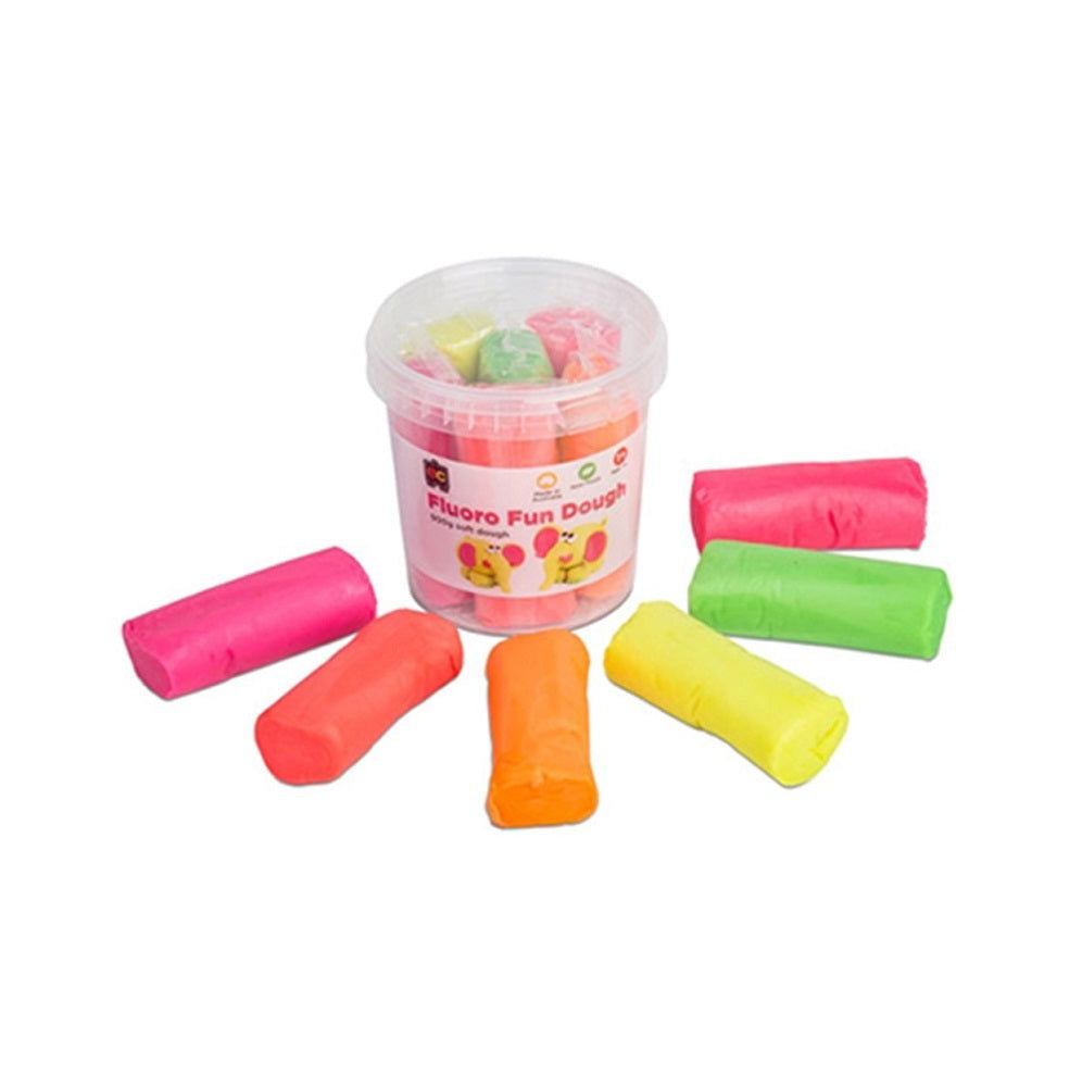 Educational Colours Fun Dough 900g - Fluoro Colours