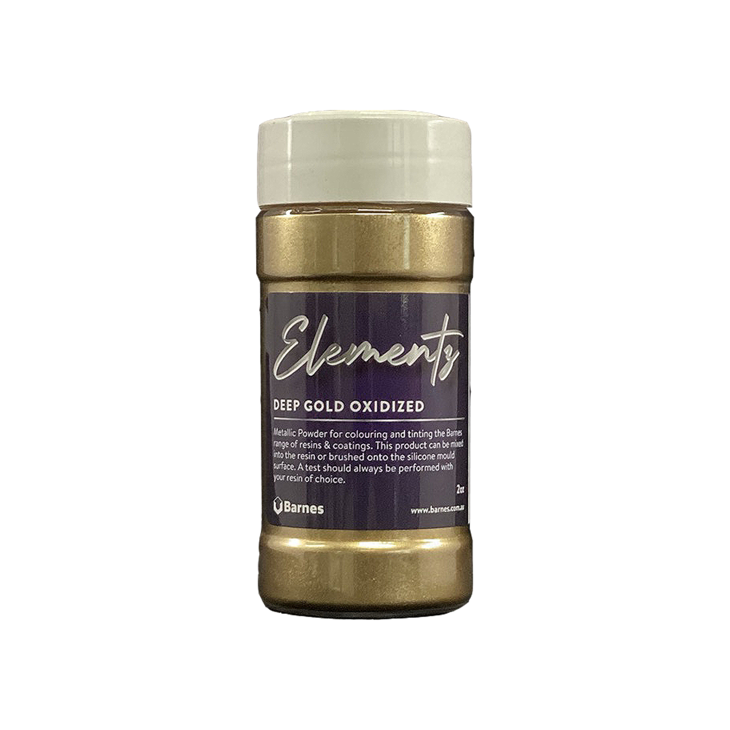 Elements Metallic Powder Pigment 2oz Deep Gold Oxidized