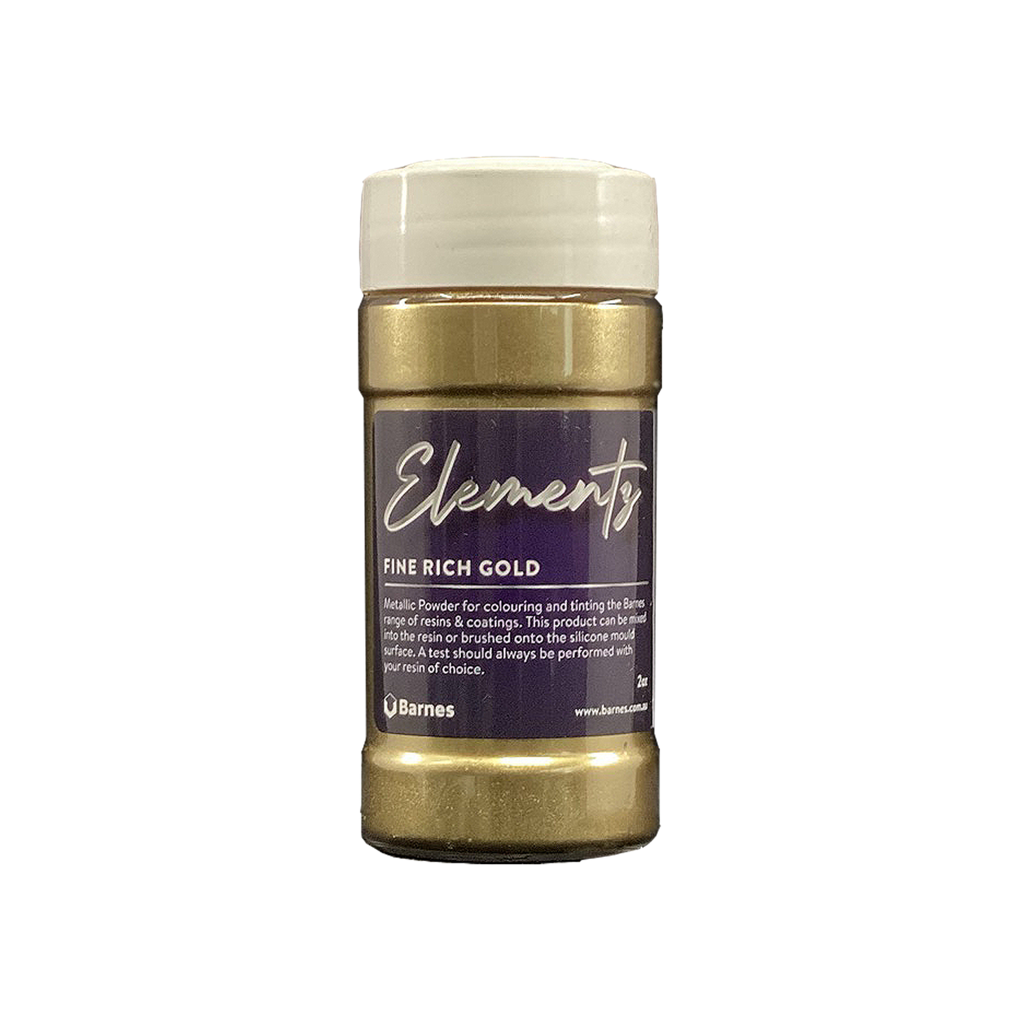 Elements Metallic Powder Pigment 2oz Fine Rich Gold