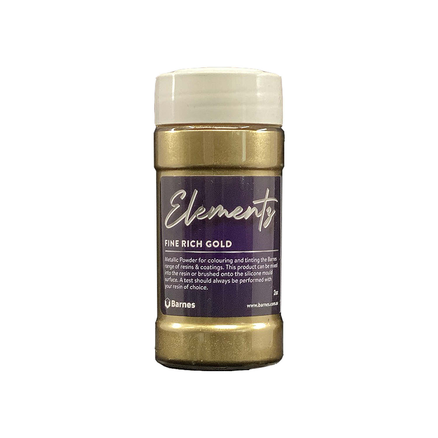 Elements Metallic Powder Pigment 2oz Fine Rich Gold