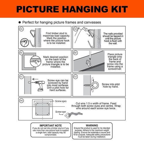 Everhang Picture Hanging Kit up to 8kg