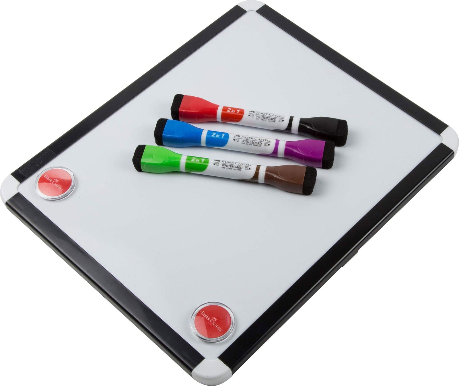 Faber-Castell Bi-Colour Magnetic Whiteboard Set