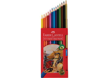 Faber-Castell Classic Colour Pencils Pack of 12