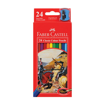 Faber-Castell Classic Colour Pencils Pack of 24