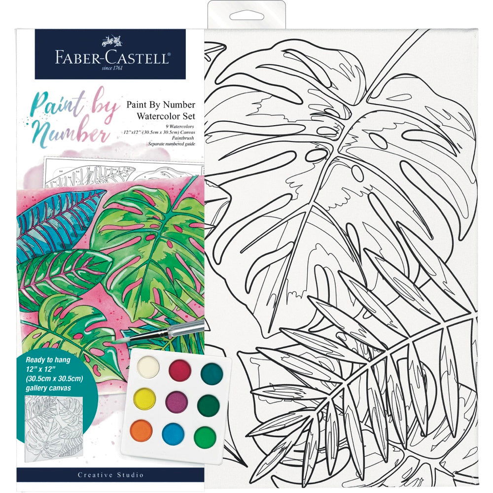 Faber-Castell Creative Studio Paint by Number - Tropical