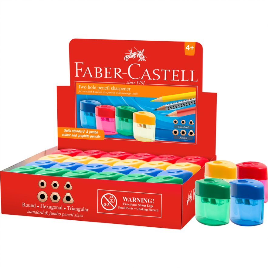 Faber-Castell Double Hole Wave Sharpener