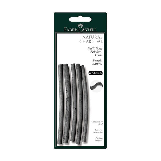 Faber-Castell Natural Vine Charcoal 6- 11mm 6 pcs