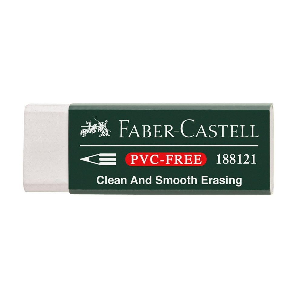 Faber-Castell Pencil Eraser Vinyl Large with sleeve