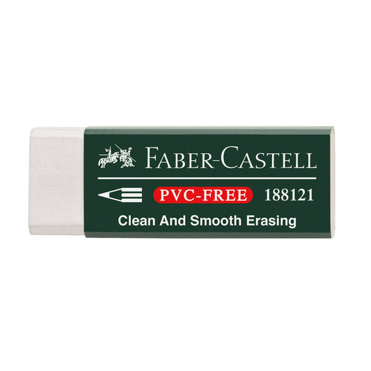 Faber-Castell Pencil Eraser Vinyl Large with sleeve