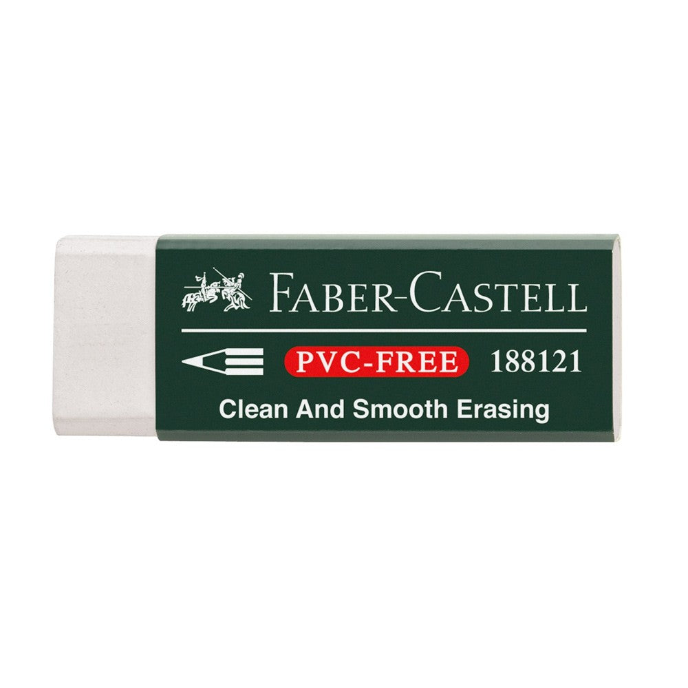 Faber-Castell Pencil Eraser Vinyl Medium with sleeve