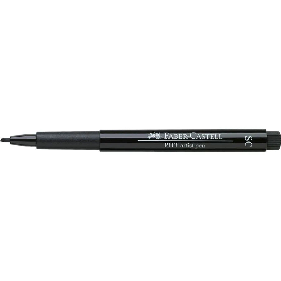 Faber-Castell Pitt Artist Pen - Soft Calligraphy Tip - Black