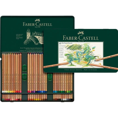 Faber-Castell Pitt Pastel Pencil Assorted Tin of 60