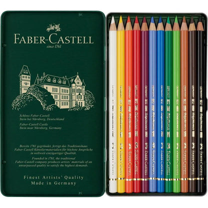 Faber-Castell Polychromos Pencils Assorted Tin of 12