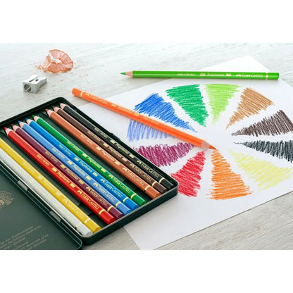 Faber-Castell Polychromos Pencils Assorted Tin of 12