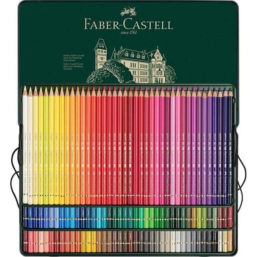 Faber-Castell Polychromos Pencils Assorted Tin of 120