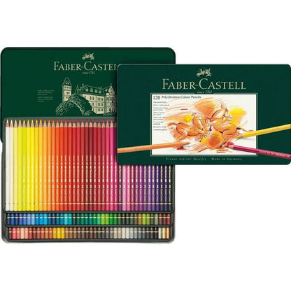 Faber-Castell Polychromos Pencils Assorted Tin of 120