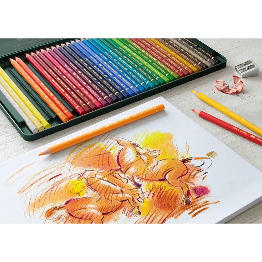 Faber-Castell Polychromos Pencils Assorted Tin of 36