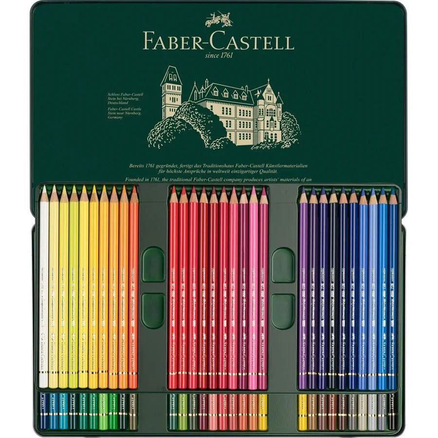 Faber-Castell Polychromos Pencils Assorted Tin of 60