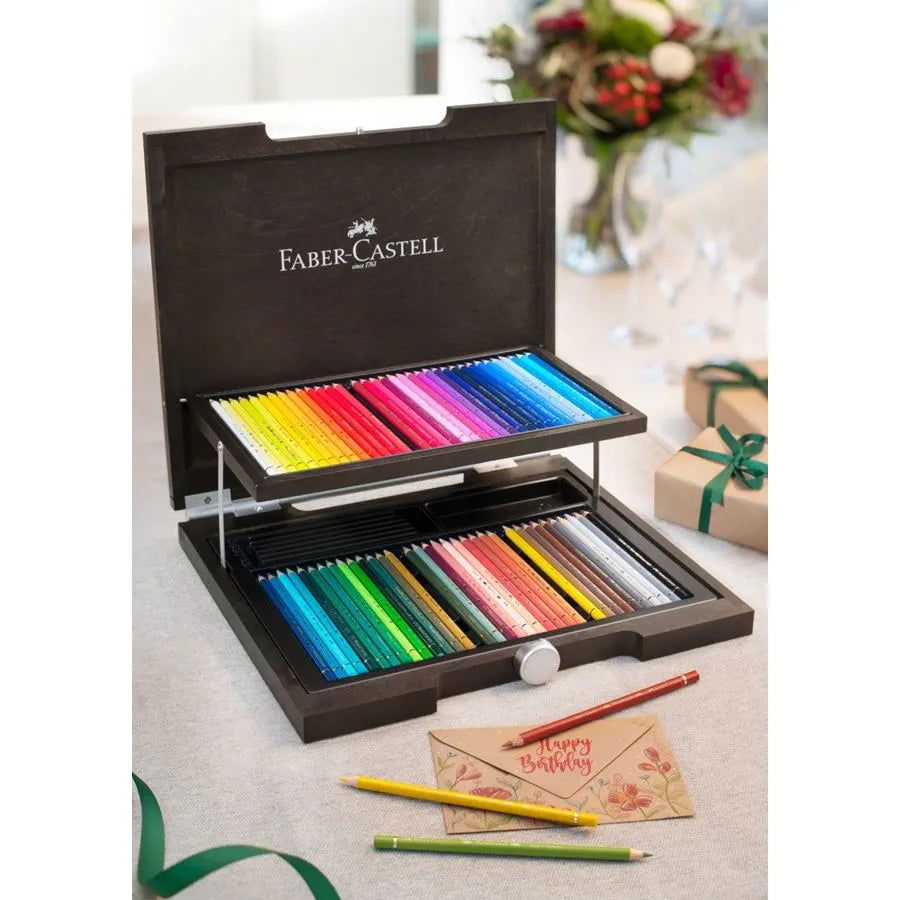 Faber-Castell Polychromos Pencils Wooden Case of 72 Assorted