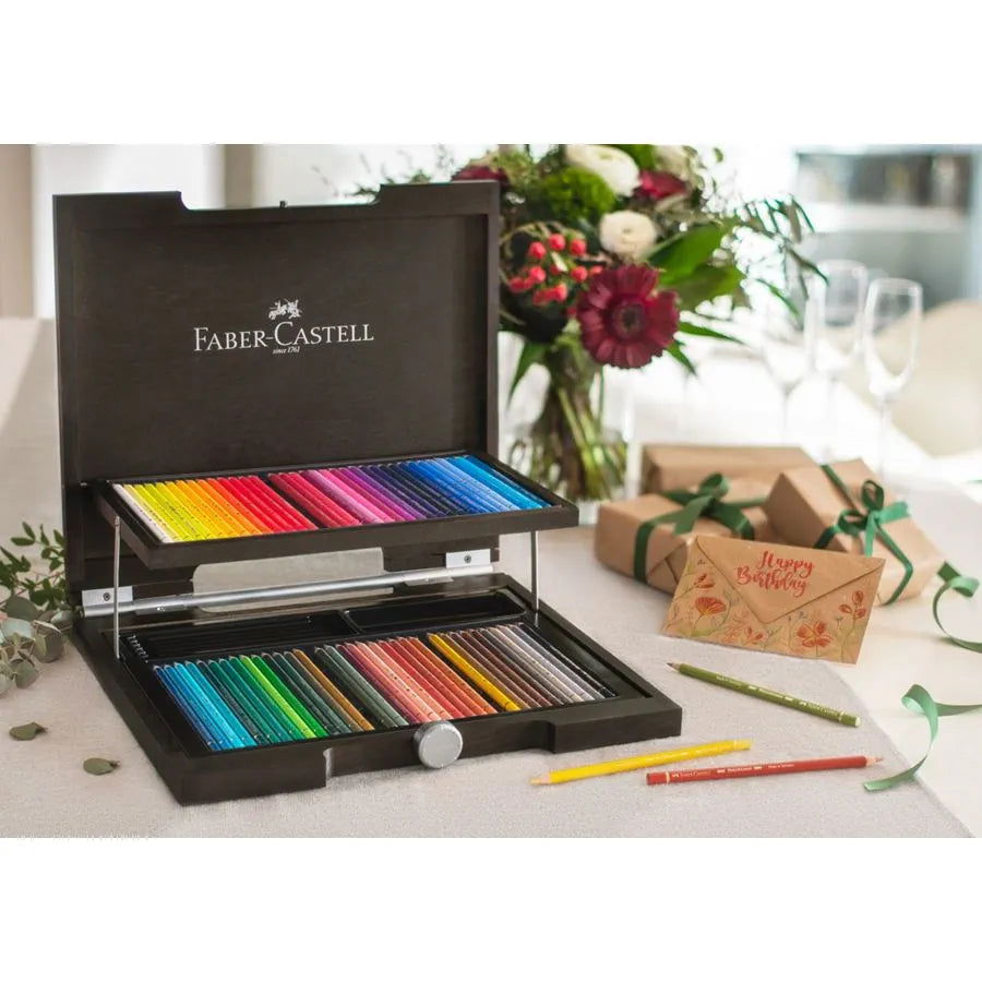 Faber-Castell Polychromos Pencils Wooden Case of 72 Assorted