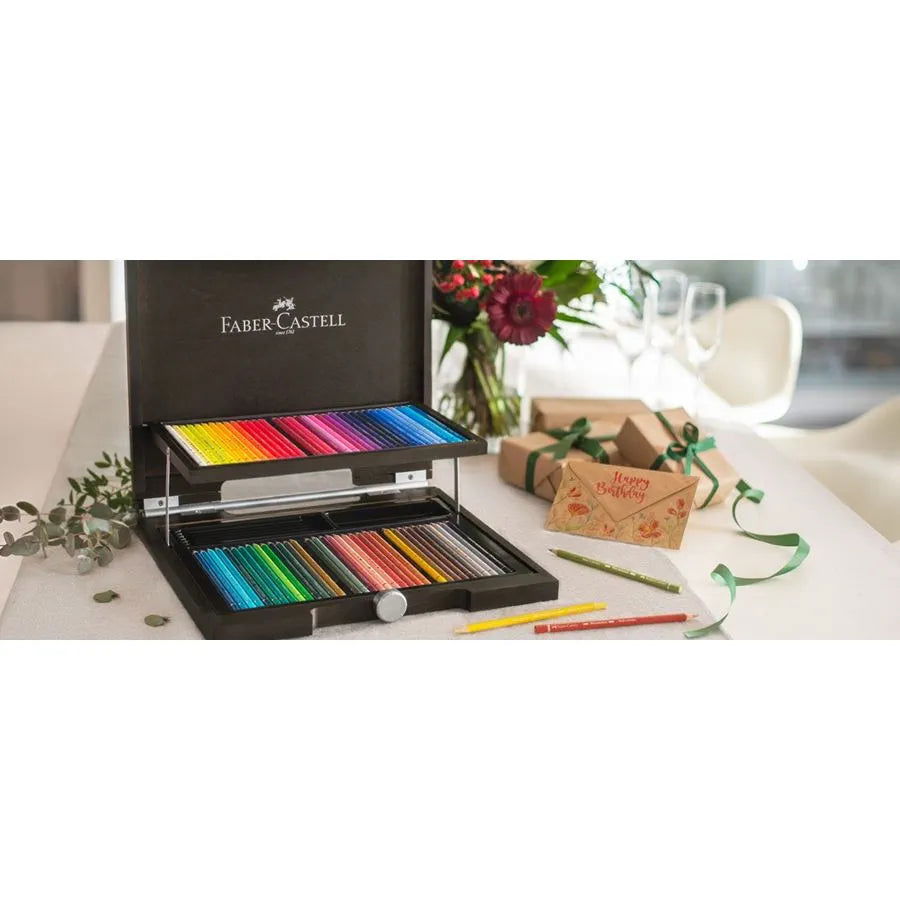 Faber-Castell Polychromos Pencils Wooden Case of 72 Assorted