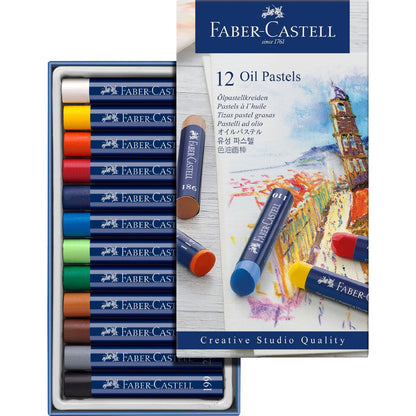 Faber-Castell Studio Oil Pastels Pack 12