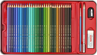 Faber-Castell Watercolour Pencils Assorted Tin of 60