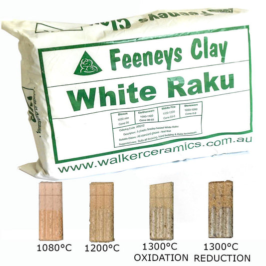 Feeneys White Raku Clay 12.5kg WR - #product_vendor