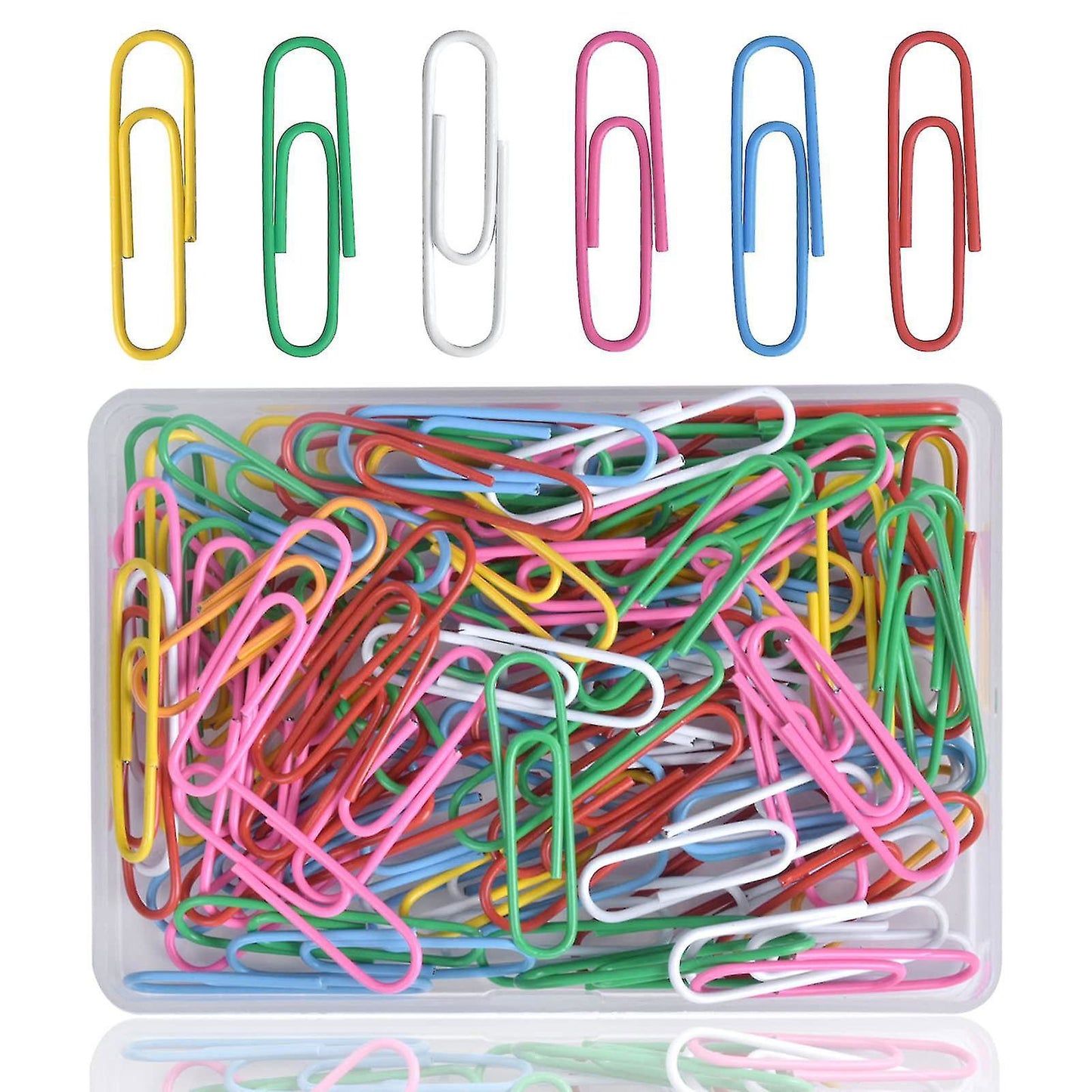 Flomo Paper Clip Coloured 28mm Pack of 200