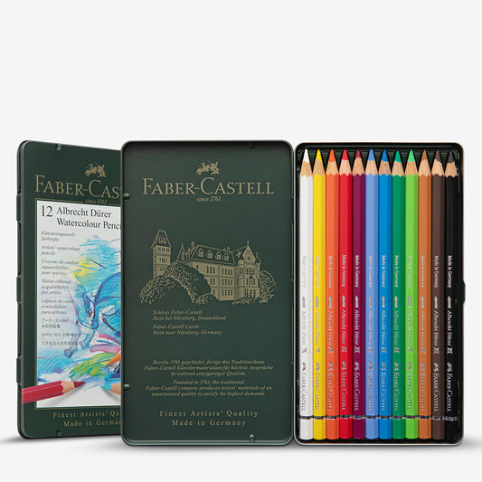 Faber-Castell Albrecht Durer Watercolour Pencils Tin of 12