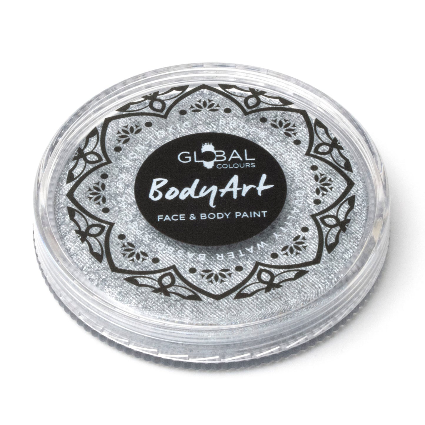 GLOBAL BODYART MAKEUP 32gm METALLIC SILVER