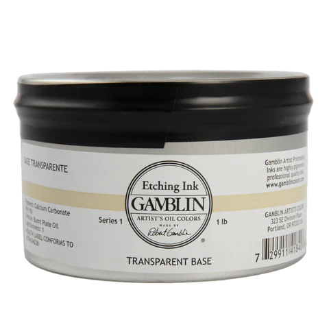 Gamblin Etching Ink 454gm S1 Transparent Base