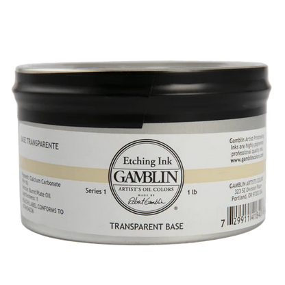 Gamblin Etching Ink 454gm S1 Transparent Base