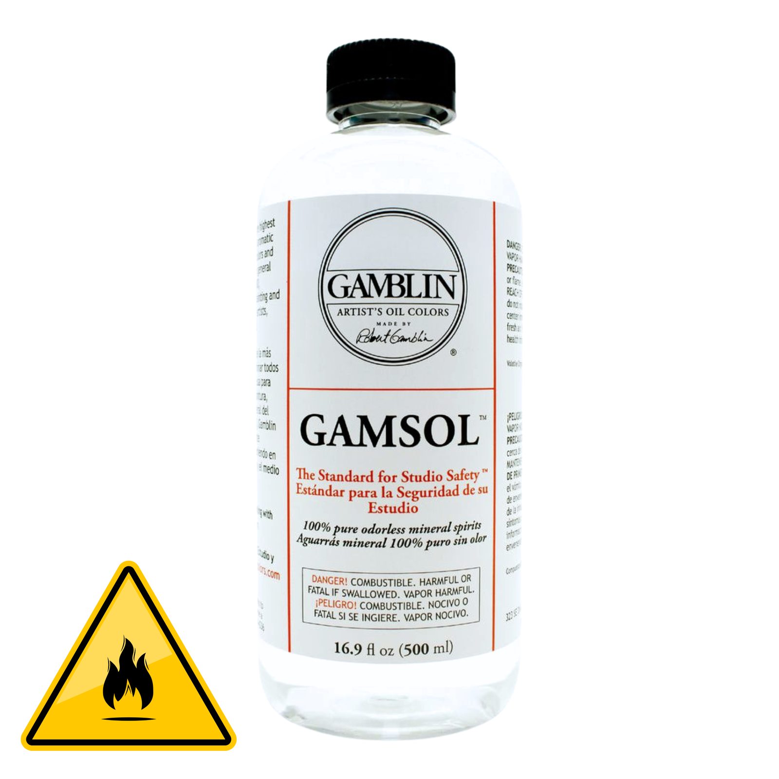 Gamblin Gamsol Odourless Mineral Spirit 500ml