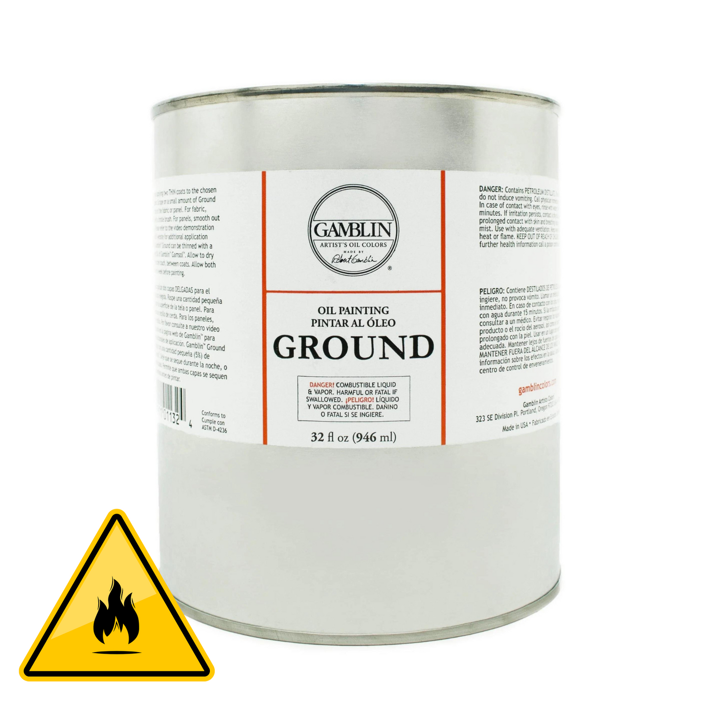 Gamblin Oil Painting Ground 946ml