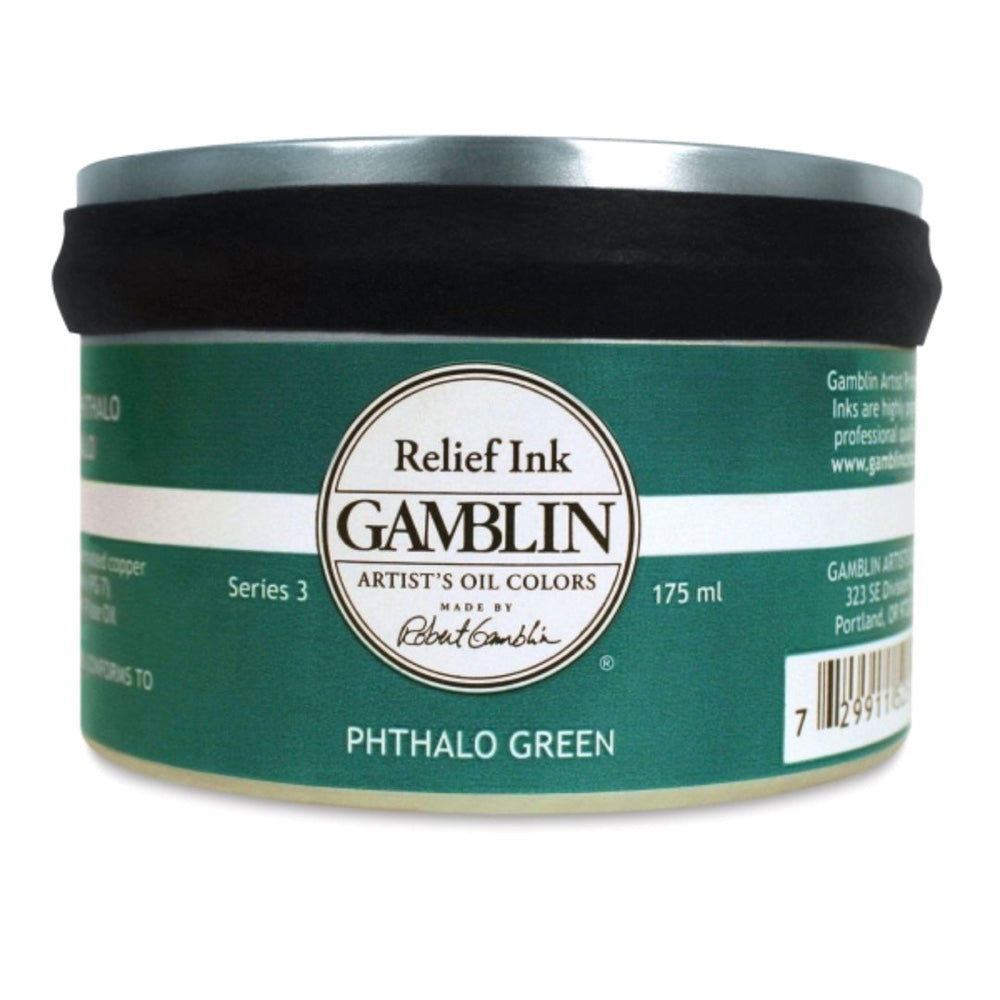 Gamblin Relief Ink 175ml S3 PHTHALO GREEN