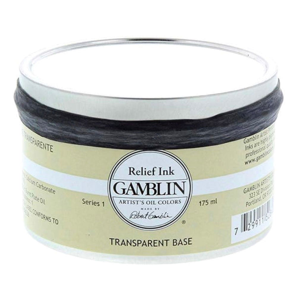 Gamblin Relief Ink 175ml S1 Transparent Base